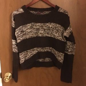 Takeout Striped Crop Sweater